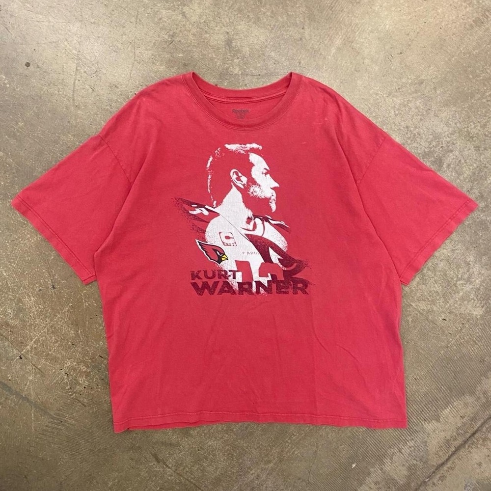 Vintage Kurt Warner NFL Reebok MVP History Arizona Cardinals Football Shirt XXL